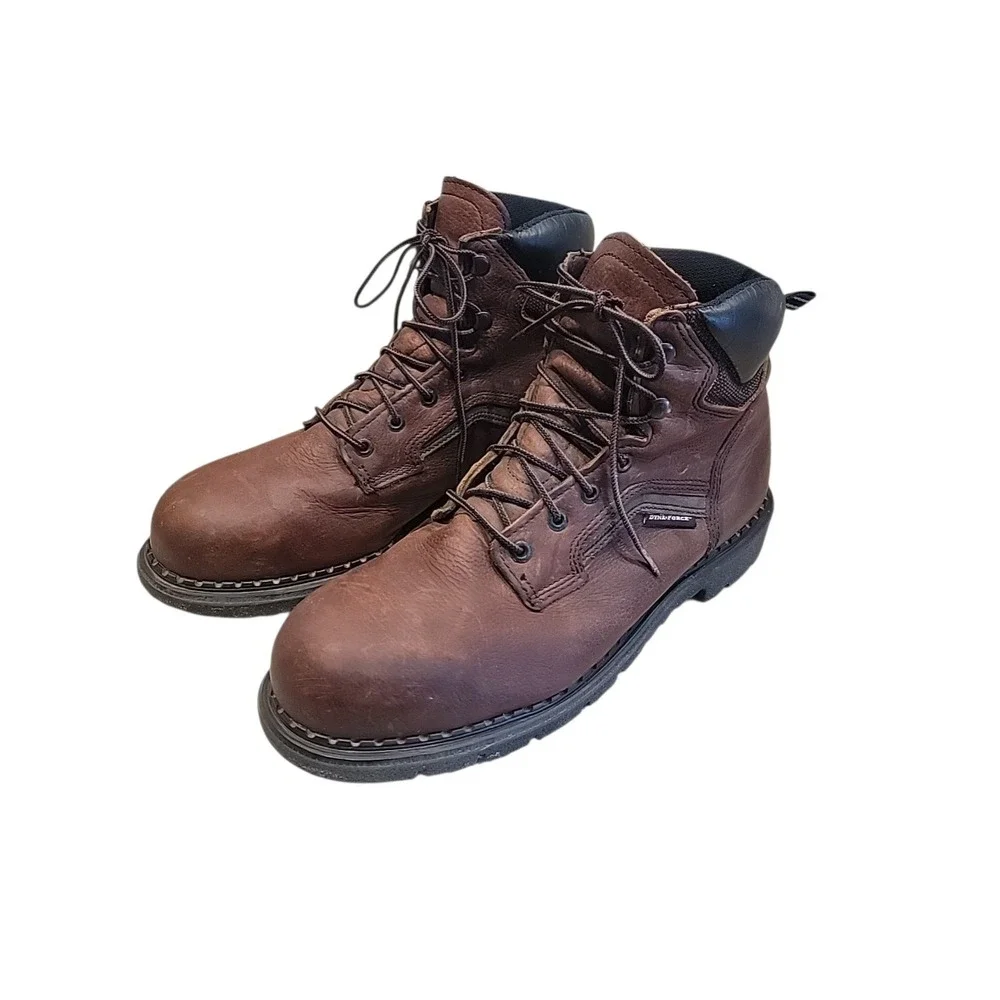 Red Wing 2226 Dyna-Force Made In USA Steel Toe Leather Work Boots Size 11.5 D